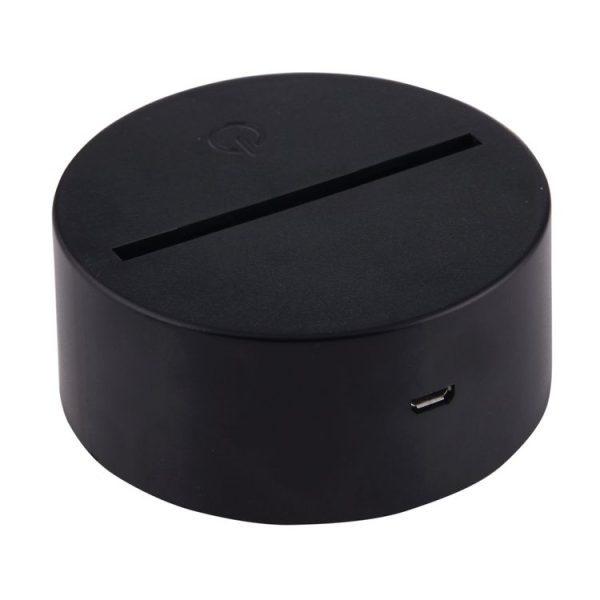 Hippocampus Style 3D Touch Switch Control LED Light, 7 Colour Discoloration Creative Visual Stereo Lamp Desk Lamp Night Light - Image 2