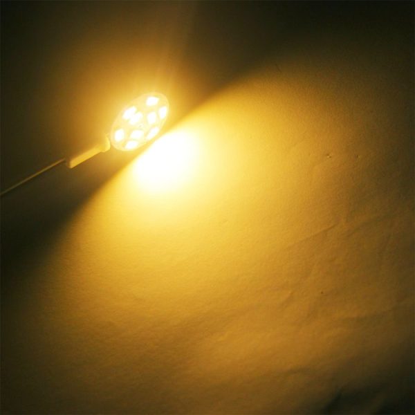 G4 24 LEDs SMD 5050 288LM 2800-3200K Stepless Dimming Energy Saving Light Pin Base Lamp Bulb, DC 12V (Warm White) - Image 5