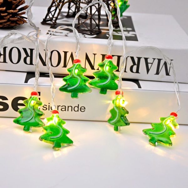 1.5m 10 Lights Christmas Tree LED Decorative Light String - Image 4