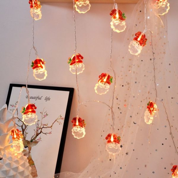 1.5m 10 Lights Christmas Tree LED Decorative Light String - Image 6