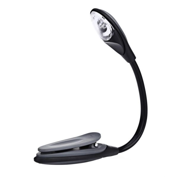 0.2W White Light Clip Fixtures LED Desk Light, 1 LED 280 LM Eye Protection Reading Lamp - Image 2