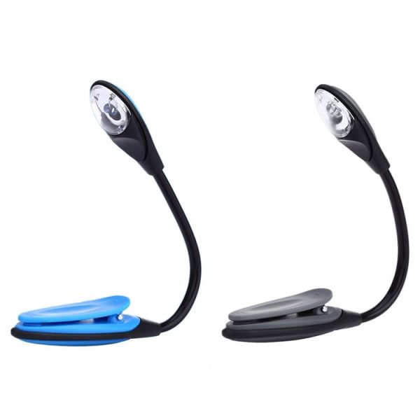 0.2W White Light Clip Fixtures LED Desk Light, 1 LED 280 LM Eye Protection Reading Lamp - Image 9