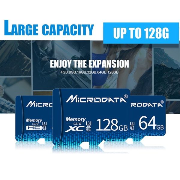 MICRODATA 128GB U3 Blue TF (Micro SD) Memory Card - Image 7