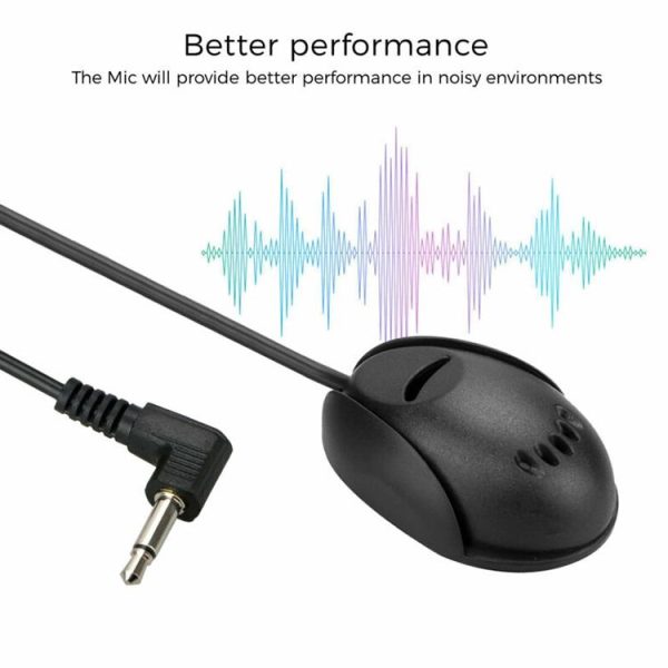 ZJ010MR Mono 3.5mm Angle Head Plug Car Navigation GPS Speaker External Paste Bluetooth Microphone, Length: 3m - Image 6