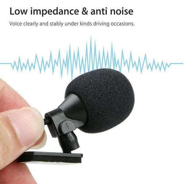 ZJ015MR Stereo 2.5mm Angle Head Plug Car Navigation DVD External Paste Microphone, Length: 3m - Image 6