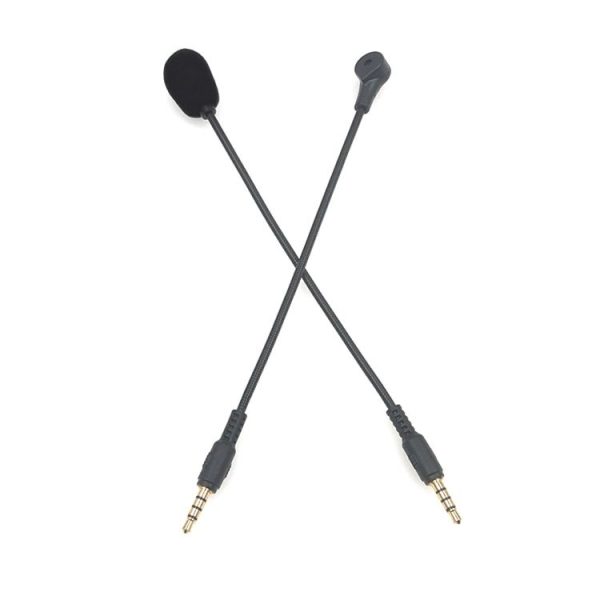 ZJ033MR-03 19cm 4 Level Pin 3.5mm Straight Plug Gaming Headset Sound Card Live Microphone - Image 2