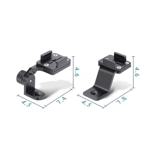 RUIGPRO Motorcycle Handlebar Alloy Phone Bracket for GoPro, Insta360, DJI and Other Action Cameras (Cyan) - Image 5