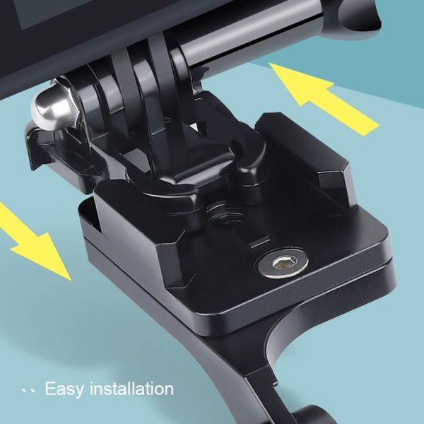 RUIGPRO Motorcycle Handlebar Alloy Phone Bracket for GoPro, Insta360, DJI and Other Action Cameras (Cyan) - Image 7