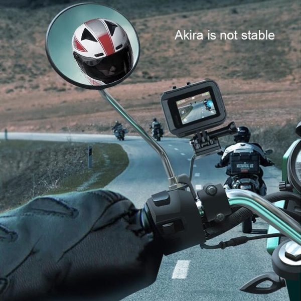 RUIGPRO Motorcycle Handlebar Alloy Phone Bracket for GoPro, Insta360, DJI and Other Action Cameras (Cyan) - Image 8