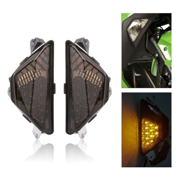 Speedpark Motorcycle Modified Front Turn Signal Light for Kawasaki Ninja 250 / 300 13-16