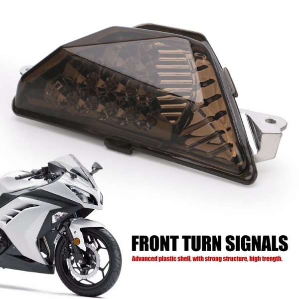 Speedpark Motorcycle Modified Front Turn Signal Light for Kawasaki Ninja 250 / 300 13-16 - Image 4