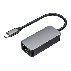 Type-C To 2500Mbps RJ45 Network Card Ethernet Adapter (Grey)