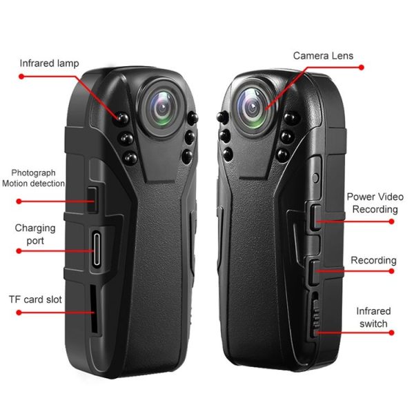 L02 1.0 Million Pixels Law Enforcement Assistant Security Recorder Camera - Image 4
