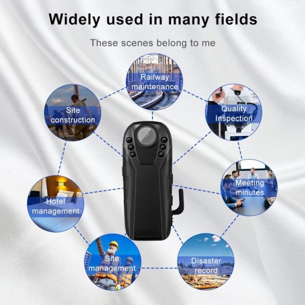L02 1.0 Million Pixels Law Enforcement Assistant Security Recorder Camera - Image 8
