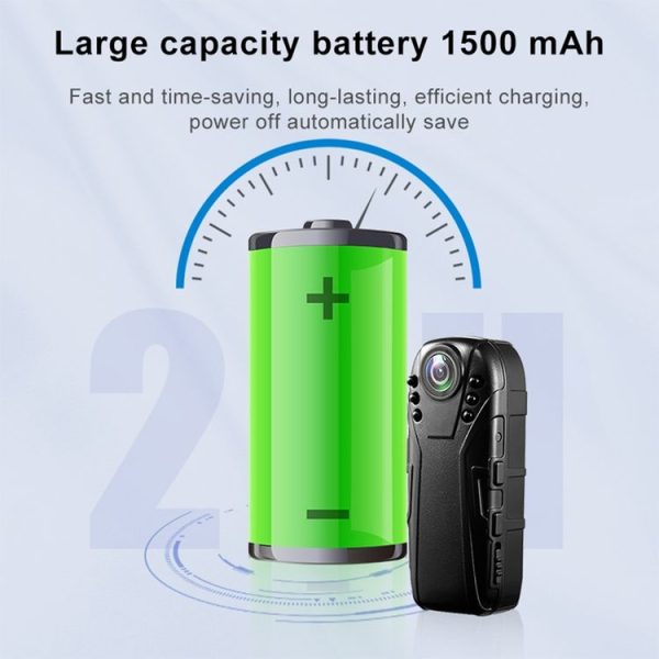 L02 1.0 Million Pixels Law Enforcement Assistant Security Recorder Camera - Image 9