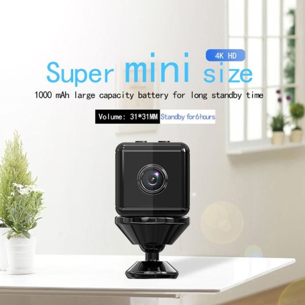X6D HD 1080P Wireless Home Mini Surveillance Camera, Support Infrared Night Vision & Motion Detection & TF Card (White) - Image 6