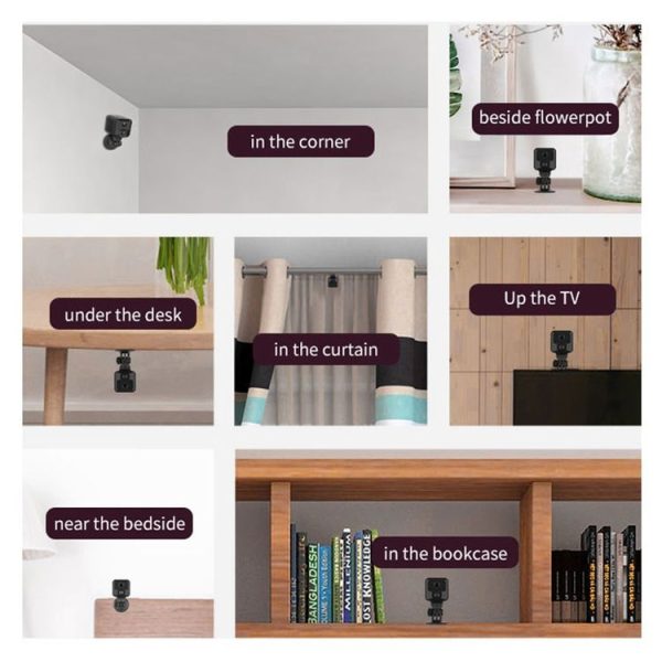 CAMSOY S9 1080P WiFi Wireless Network Action Camera Wide-angle Recorder with Mount - Image 11