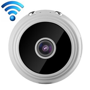 A9+ 1080P WiFi Remote Wireless Camera, Support Night Vision & Motion Detection & TF Card, Broadcom Bluetooth Solution (White)