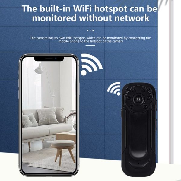 A8 Backclip Outdoor WiFi Motion Detect Sports DV Camera - Image 6