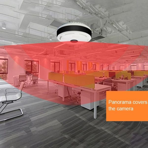 360EyeS EC10-I6 360 Degree HD Network Panoramic Camera with TF Card Slot, Support Mobile Phones Control (White) - Image 6
