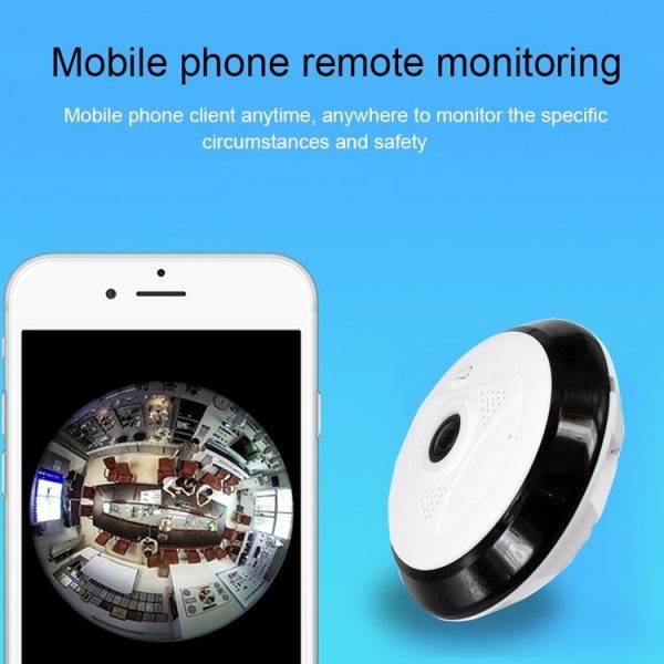 360EyeS EC10-I6 360 Degree HD Network Panoramic Camera with TF Card Slot, Support Mobile Phones Control (White) - Image 8