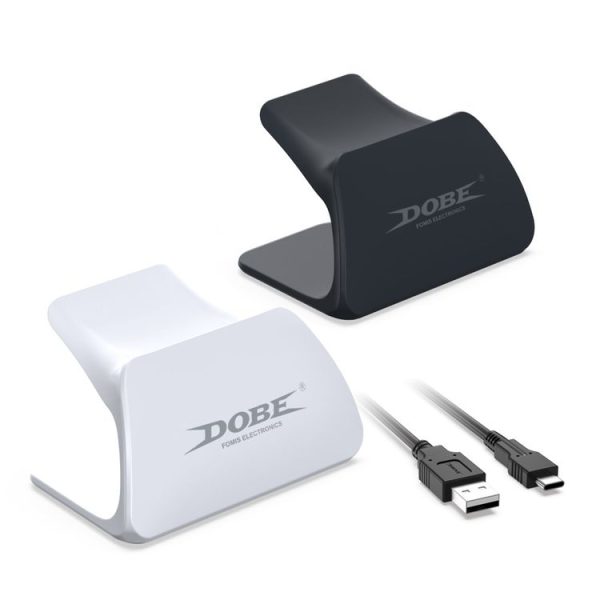 DOBE TP5-0537B Gamepad Controller Holder with Cable For PS5 (White) - Image 3