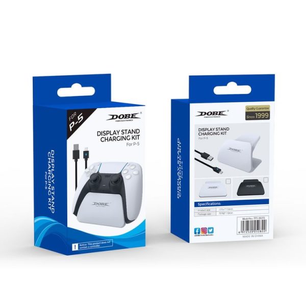 DOBE TP5-0537B Gamepad Controller Holder with Cable For PS5 (White) - Image 6