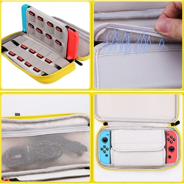 Game Machine Dropproof PU Storage Protection Bag with Detachable Lanyard for Nintendo Switch, Small Size: 25 x 4 x 12.5cm - Image 4