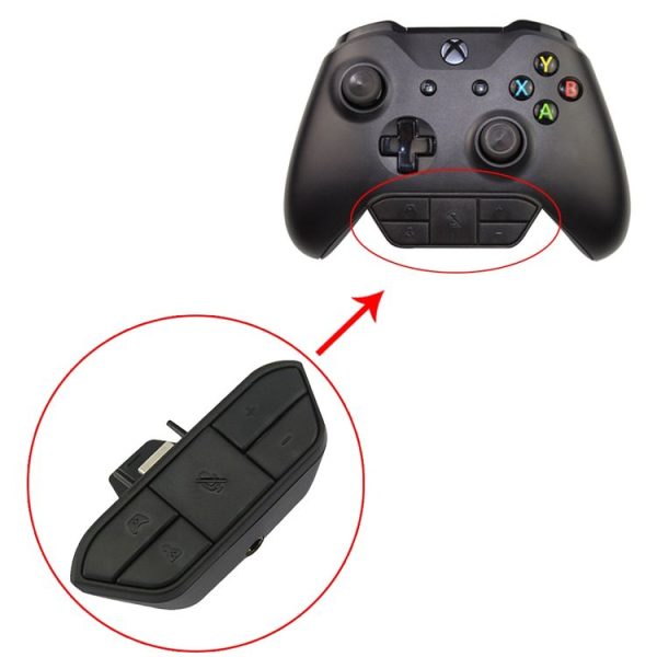 Stereo Headset Audio Adapter Headphone Converter for Xbox One