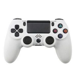 Wireless Bluetooth Game Handle Controller for PS4 (White)