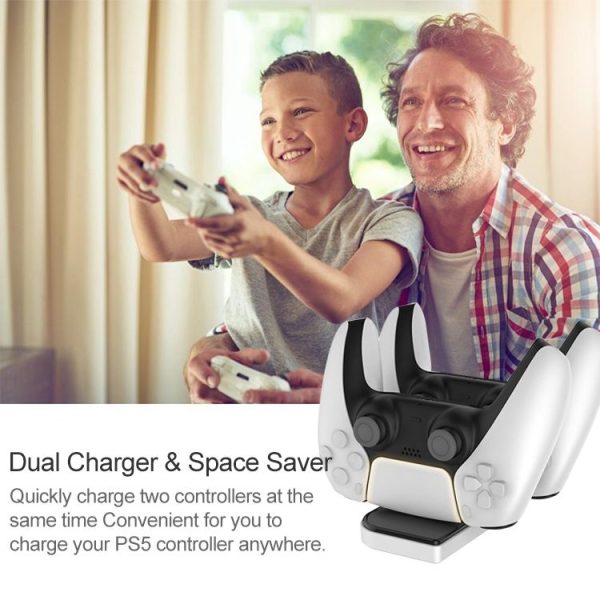IPlay HBP-275 Dual Charging Stand Handle Charger Charging Dock Base Station for PS5 - Image 9