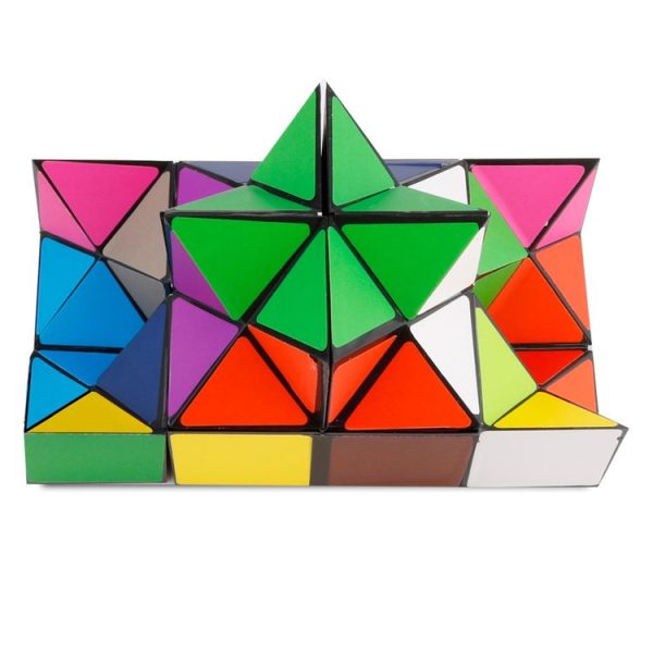 Z9 2 in 1 Colorful Combination Puzzles Magic Cube Reverse Infinity Fidget Cube Pressure Reduction Toy - Image 6