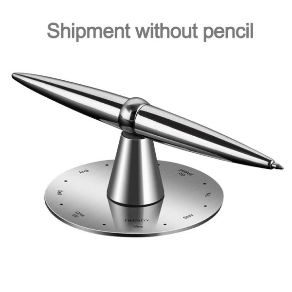 Decision Maker Prediction Pen Finger Fidget Ballpoint Pen Rotatable Magnetic Metal Pen, without Refill - Image 3