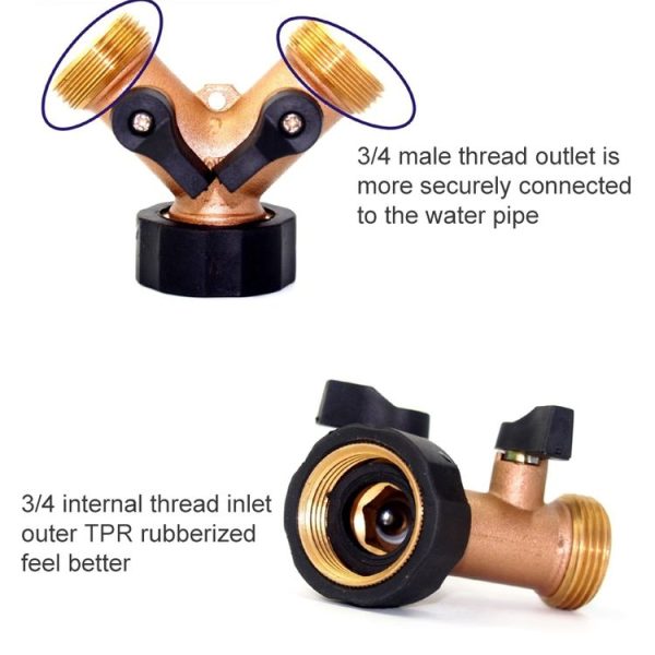 2 In 1 Household Water Tap Valve Shunt Connector - Image 7