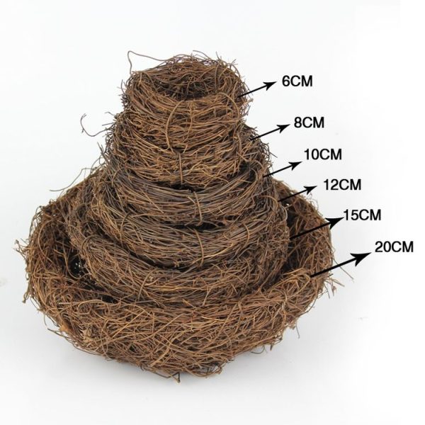 6cm Simulation Bird Nest + 1 PCS Bird Egg Holiday Decoration - Image 4
