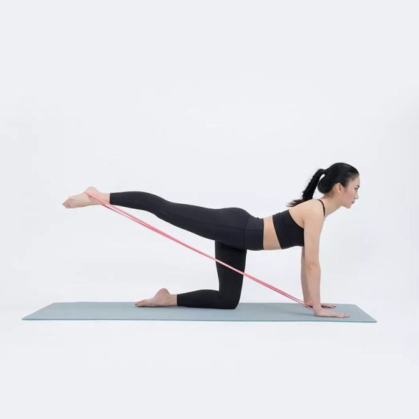 Original Xiaomi Youpin YUNMAI High Elastic Stretch Yoga Resistance Band, Specification: 70 lb (Grey) - Image 8