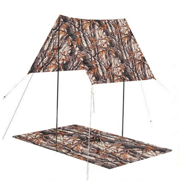 3 In 1 Outdoor Portable Multifunctional Camouflage Backpack Raincoat - Image 5
