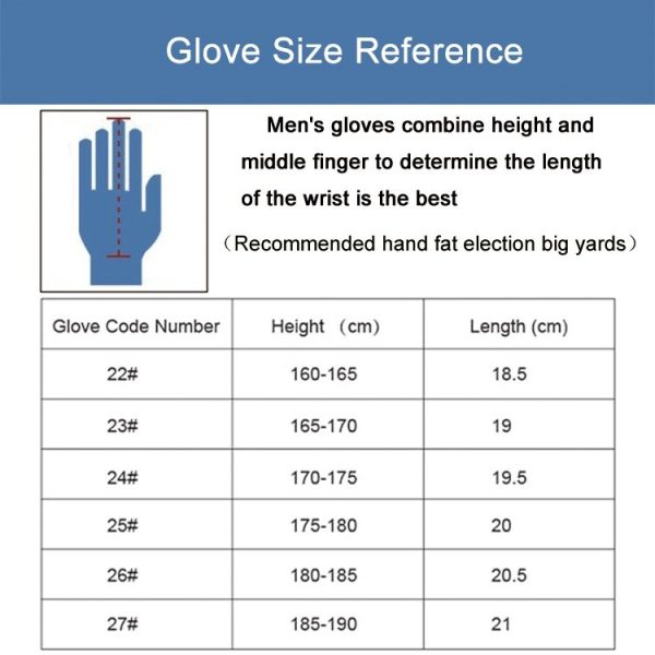 PGM Left Hand Sheepskin Anti-slip Particle Golf Men Gloves, Size: 27# - Image 4