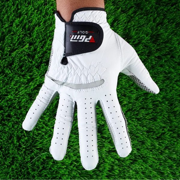 PGM Right Hand Sheepskin Anti-slip Particle Golf Men Gloves, Size: 23# - Image 2