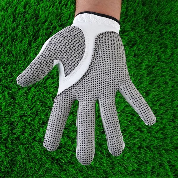 PGM Right Hand Sheepskin Anti-slip Particle Golf Men Gloves, Size: 23# - Image 3