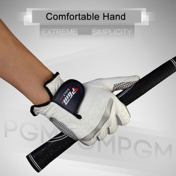 PGM Right Hand Sheepskin Anti-slip Particle Golf Men Gloves, Size: 23# - Image 7
