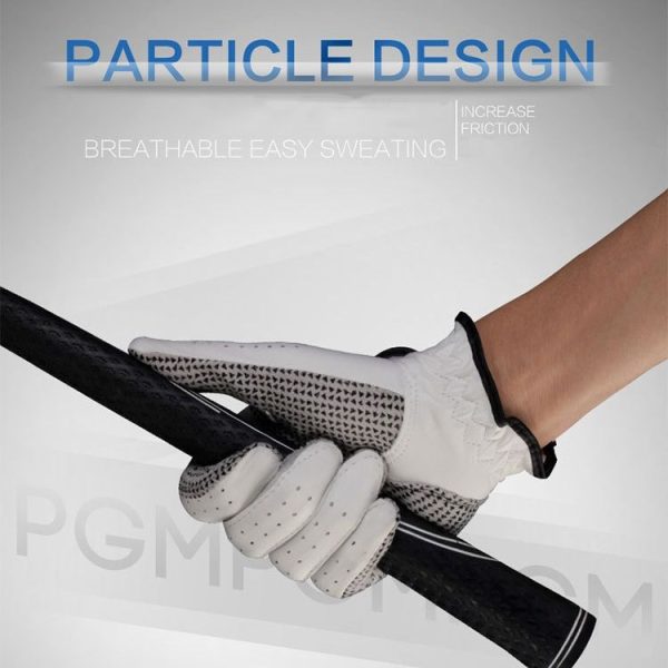 PGM Right Hand Sheepskin Anti-slip Particle Golf Men Gloves, Size: 23# - Image 8