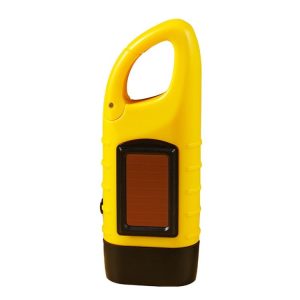 AOTU AT5503 Outdoor Solar Hand-Crank Power Emergency LED Flashlight (Yellow)