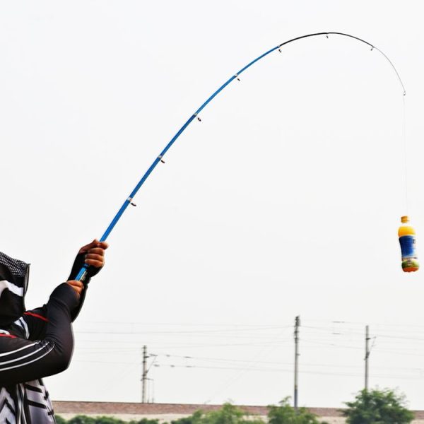 37cm Portable Telescopic Sea Fishing Rod Mini Fishing Pole, Extended Length: 2.3m, Black Tube-type Reel Seat - Image 6