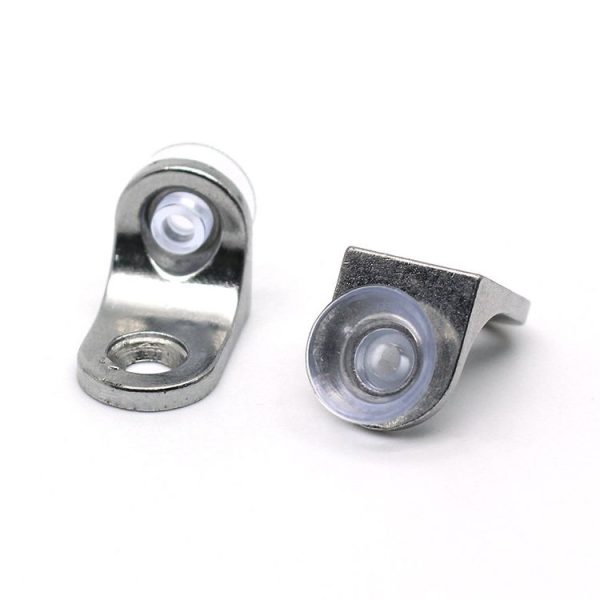 60 PCS Round Thickened Zinc Alloy Bright Layer Sucker Plate Bracket, C, Weight: 4.8g - Image 2
