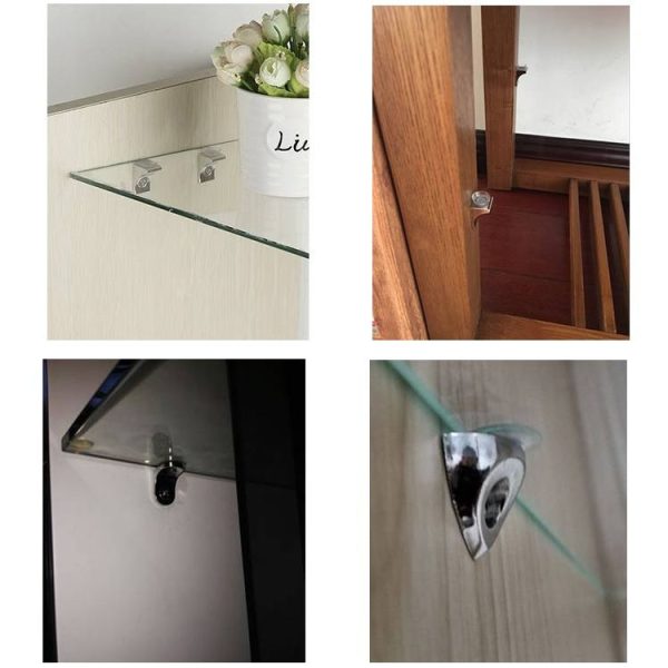 60 PCS Round Thickened Zinc Alloy Bright Layer Sucker Plate Bracket, C, Weight: 4.8g - Image 7