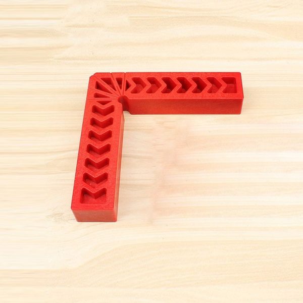 4 Inch Plastic 90 Degree Woodworking Auxiliary Positioner Square Ruler Fixing Tool - Image 2