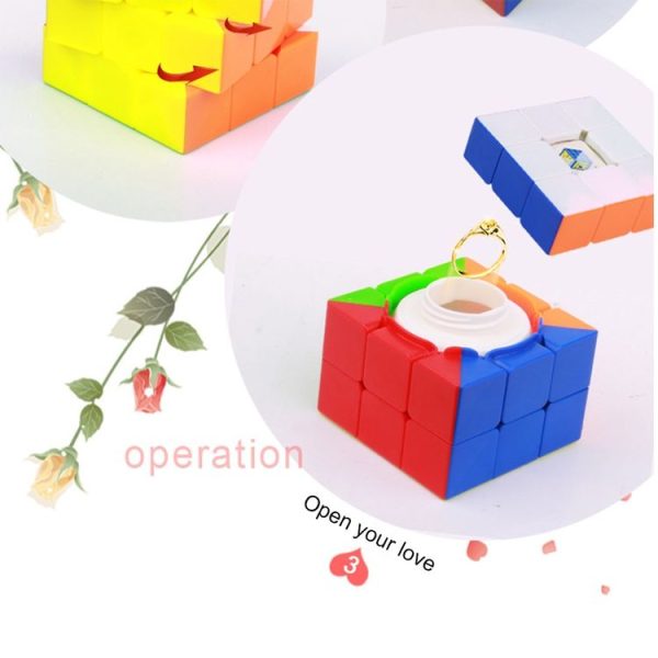 Zhisheng Fluorescent 6-color Love Box 3rd-Order Brain Magic Cube - Image 4