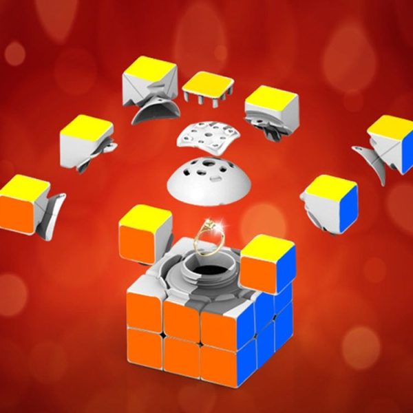 Zhisheng Fluorescent 6-color Love Box 3rd-Order Brain Magic Cube - Image 8