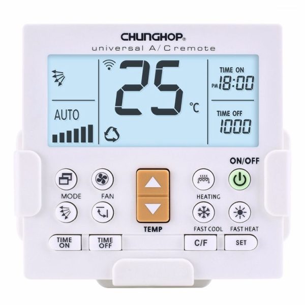 CHUNGHOP K-650E Universal LCD Air-Conditioner Remote Controller with Bracket - Image 2